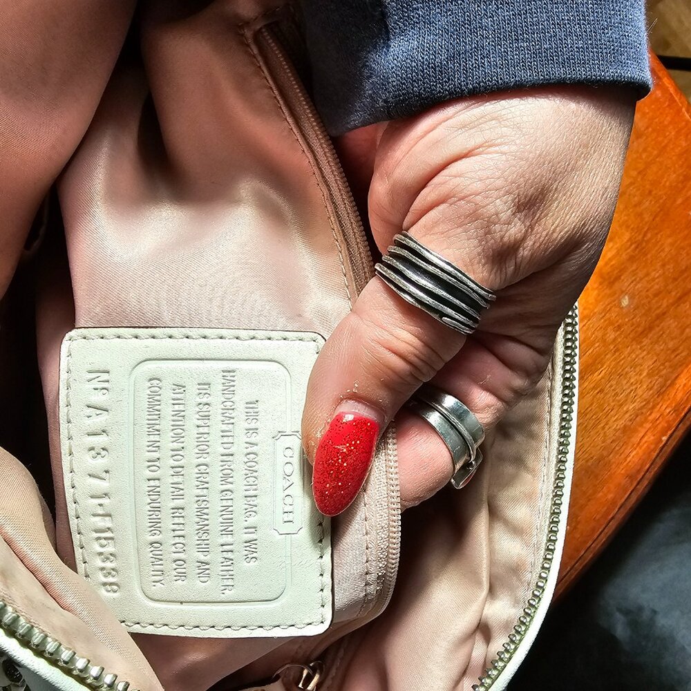 Coach Kristin Cream Shoulder Bag - Picture 8 of 8